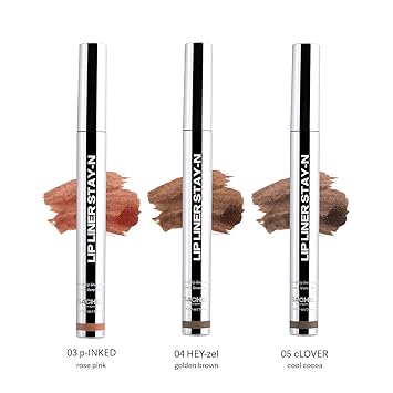 Sacheu Lip Liner Stay-N - Peel Off Lip Liner Tattoo, Peel Off Lip Stain, Long Lasting Lip Stain Peel Off, Infused with Hyaluronic Acid & Vitamin E, p-INKED