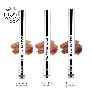 Sacheu Lip Liner Stay-N - Peel Off Lip Liner Tattoo, Peel Off Lip Stain, Long Lasting Lip Stain Peel Off, Infused with Hyaluronic Acid & Vitamin E, p-INKED