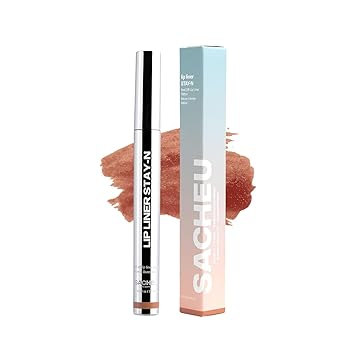 Sacheu Lip Liner Stay-N - Peel Off Lip Liner Tattoo, Peel Off Lip Stain, Long Lasting Lip Stain Peel Off, Infused with Hyaluronic Acid & Vitamin E, p-INKED