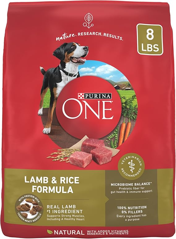 Purina ONE Dry Dog Food Lamb and Rice Formula - 31.1 lb. Bag